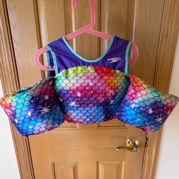 🤍Speedo🤍Children's swim vest , girs size 5-7 age - Picture 1 of 13
